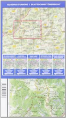 Alpe di siusi, altipiano dello sciliar 1:25.000