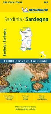 Sardegna - sardinia 1:200.000. ediz. bilingue