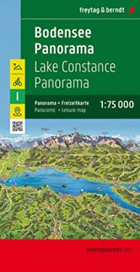 Lago di costanza 1:75.000. bodensee panorama